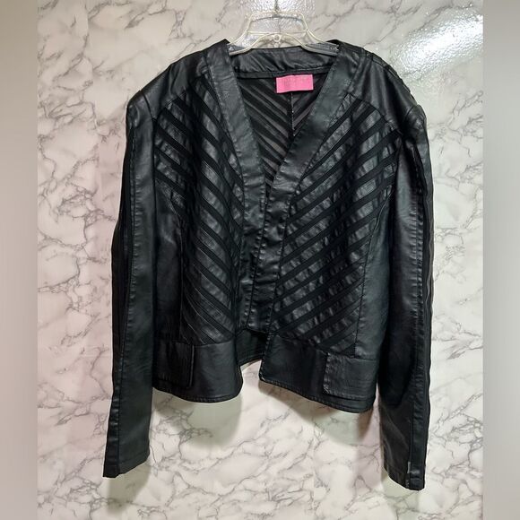 Azalea Wang Luxe Life Mesh Panel Blazer Size 3X - Picture 4 of 16